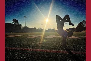 Image for My daughter showcasing her strength and flexibility at the &lsquo;Berg this past fall. (Physical)